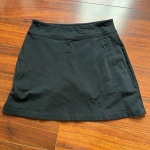 Athleta black action skort size small